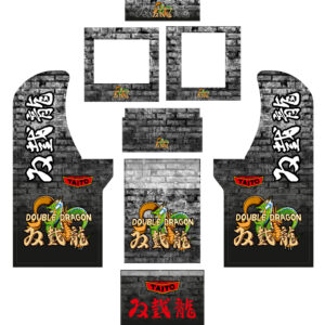Arcade1up Double Dragon full complete set