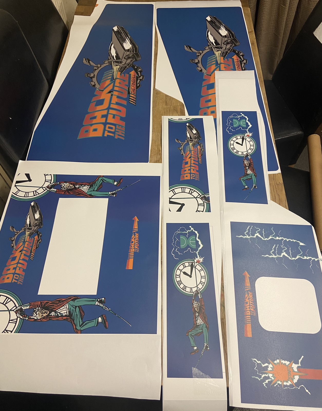 Back to the Future Atgames Legends Pinball Design Pinball Decal Vinyl Graphics Virtual Pinball Artwork vinyl Art - Image 9